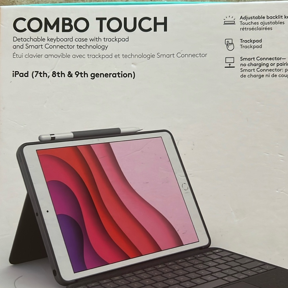 Logitech Gray Tablet Keyboard Case